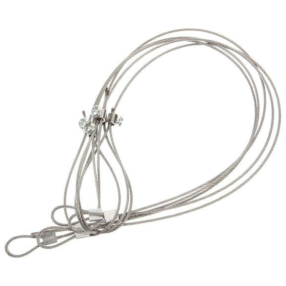 Stainless Steel Gate Latch Pull Cable for Outdoor Fence 5 Pieces Silver