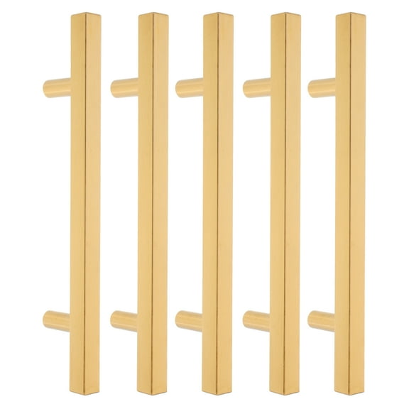 5 Pcs Gold Kitchen Door Handle Cabinet Handles Hardware Golden