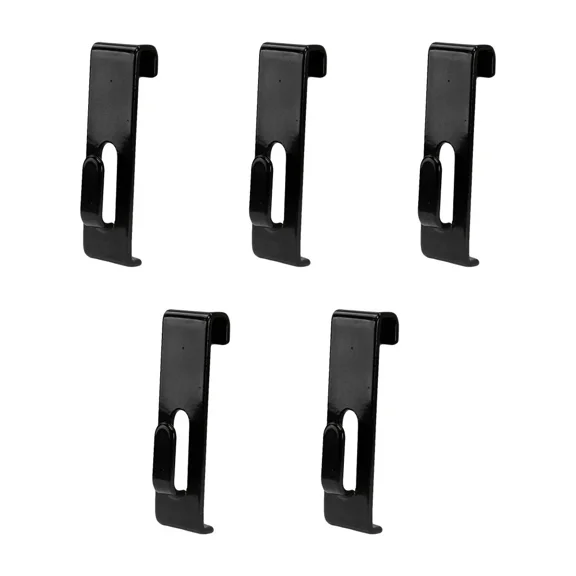 5 Pcs Gridwall Utility Hook Grid Wall Panel Display Picture Notch Black