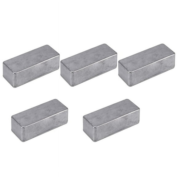 5 Pcs Guitar Effects Pedal Aluminum Stomp Box Enclosure for DIY Guitar Pedal Kit 1590A_wm25