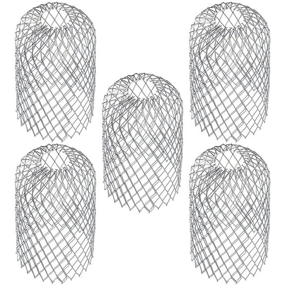 5 Pcs Gutter Filter Downspout Guard Strainer Water Diverter Sink Drain Stainless Steel Roof Caps