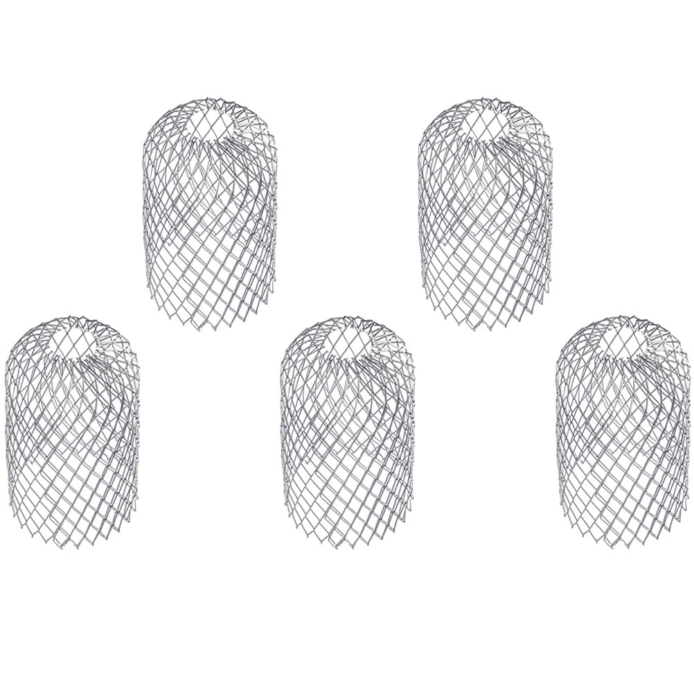 5 Pcs Gutter Filter Roof Drain Cover Downspout Guard Screen Pipe Drainage Strainer