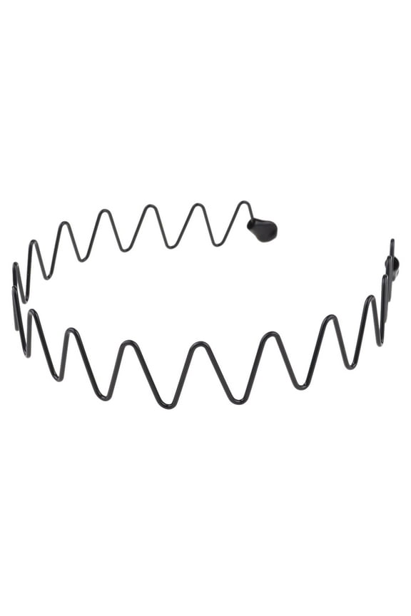5 Pcs Hair Clip for Women Hairbands for Women's Hair Mens Headband Zig Zag Headbands Workout Hair Black Curved Headband Issue Card Hairpin Headgear Stretchy Headdress Miss Outdoor