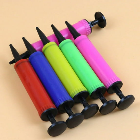 5 Pcs Hand Air Pump for Balloons,6.5inch Portable Manual Balloon Pump,Mini Hand Pump for Inflatables,Pool Floats,Party Garlands,Exercise and Yoga Balls,Color Send by Randomly