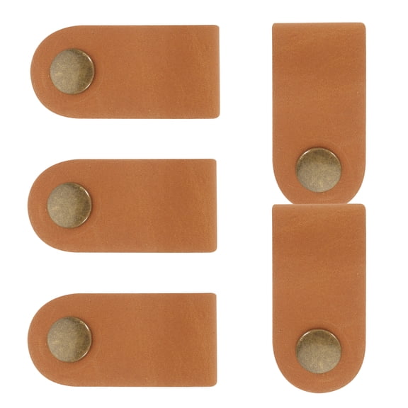 Cable Organizer with Durable Cowhide Material for Charging Cords USB and Earphone Cables Brown 5