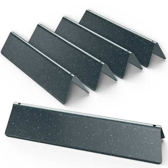 5 Pcs Heating Plate Snow Enamel Gas Grill Cover Replacement Parts High-Quality Stainless Steel Enamel Bbq Grill Hot Plate