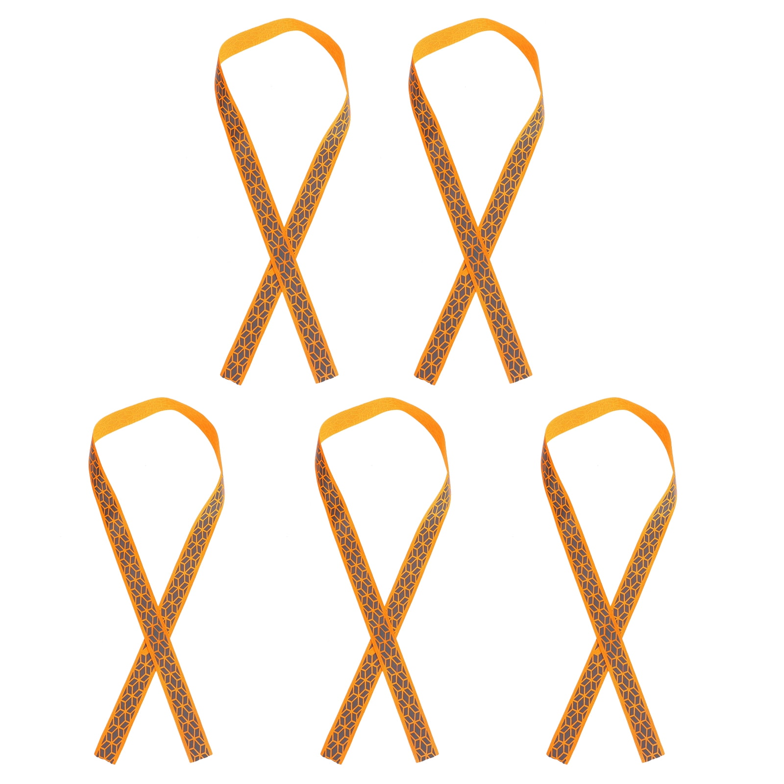 5 Pcs Helmet Reflective Streamer Decoration Ribbon Bike Tape Riding