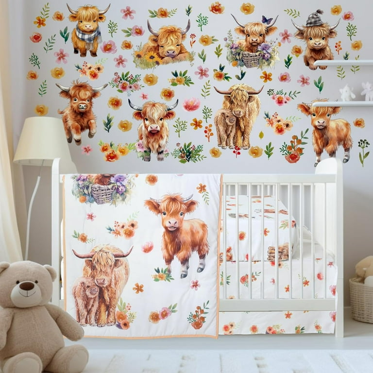Cow crib bedding hotsell