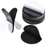 5 Pcs Hook Loop Tape Dots,Reusable and Removable Adhesive Strips,Double Side Self Adhesive Round Tape Dot for Home or Office Wall Decor or Tools Hanging,Black,Topboutique
