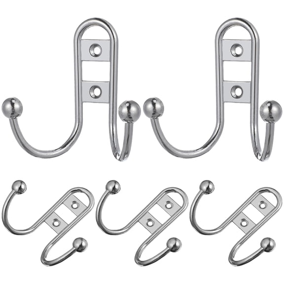 5 Pcs Hook up Wall Hooks for Home Fashionable Hooks Premium Material Hooks Retro Coat Hooks Metal Hat Hooks Wall Hooks