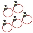 thumbnail image 1 of 5 Pcs Inline Fuse Holder DC 32V 10 AWG Waterproof Blade Fuse Holder with 20A Fuse, 1 of 5