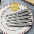 thumbnail image 1 of 5 Pcs Japanese Style Stainless Steel Fork Cake Dessert Fruit Forks Steak Cutlery Fork Kitchen Table Dinnerware Accessories, 1 of 5