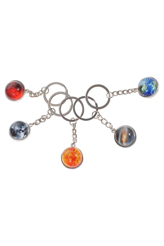 Adorable BallShaped keychain with Sturdy Glass Material for DIY Use and Gifts Assorted Color