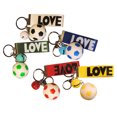 thumbnail image 1 of BESTOYARD Football Keychains For Boys 5Pcs Elegant Black And Red Car And Bag Charm for Fan Gear, 1 of 5