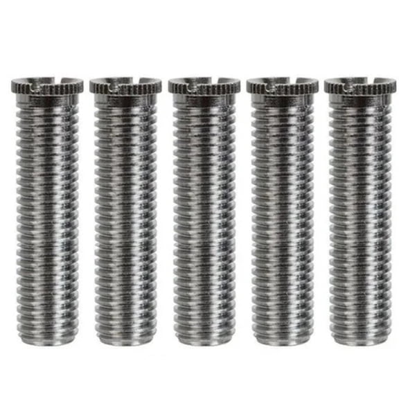 5 Pcs Kitchen Sink Strainer Screws 45mm Kitchen Sink Basket Strainer Stainless Steel Threaded Connector
