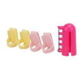 thumbnail image 1 of 5 Pcs Knitting Thimble Lightweight Durable Practical DIY Fun Sweater Wool Sewing Accessories, 1 of 8
