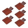 thumbnail image 1 of 5 Pcs Leather Pen Loop Holder for Notebooks Journals Planners Tablet Case Pencil Elastic Loop or Pens Pencil Stylus Pen Sleeve Loop Portable Storage Accessories, 1 of 19