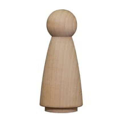 5 Pcs Little People - Doll Body 3-1/2" tall x 1-1/2" wide