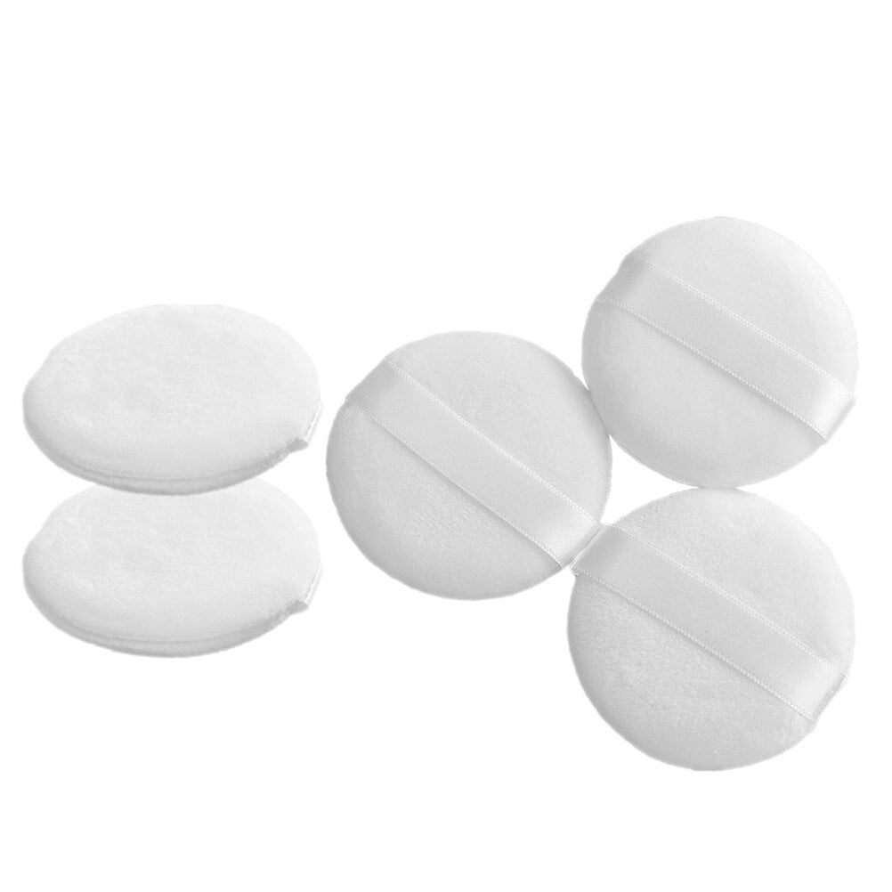 5 Pcs Loose Powder Puff Small Rounded Face Puffs Supple Makeup Pad