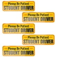 thumbnail image 1 of 5 Pcs Magnetic Reflective Car Stickers New Driver for Student Signs Magnets The, 1 of 6