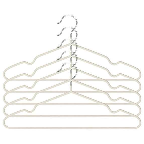 5 Pcs Metal Hangers,Metal Clothes Hangers,Coat Hanger Rack,Standard ...