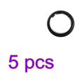 thumbnail image 1 of 5 Pcs Metal Rear Camera Lens Protector Guard Cover Ring For Iphone Xr 6.1Inch Black, 1 of 8