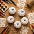 thumbnail image 1 of 5 Pcs Mini Artificial Pumpkins for Fall Decor - 3 Sizes Foam Plastic Small Pumpkins for Thanksgiving Halloween Table Centerpiece - DIY Craft Pumpkins for Home Mantel Shelf Kitchen Counter Decor, 1 of 7