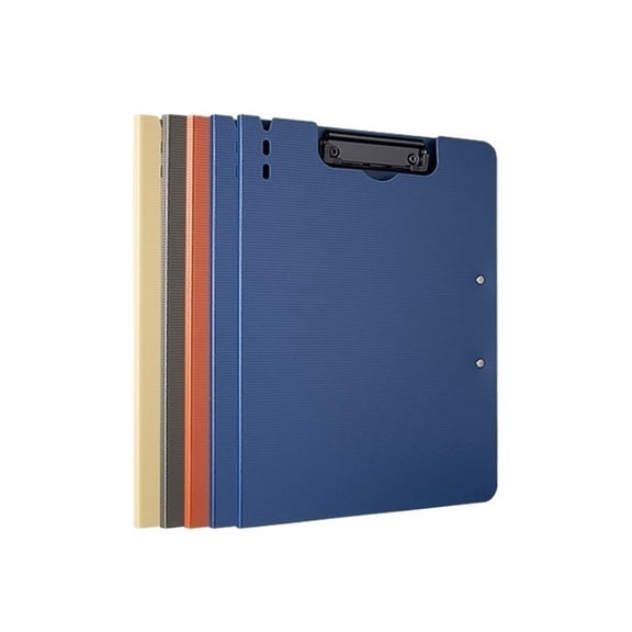 5 Pcs Mixed Colours Double Clip A4 Folder Multi-purpose Writing Pad For Data Contract Question Paper Storage