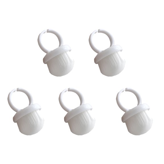 5 Pcs Nails Dust Brush Nails Art Dust Powder Remover Makeup Brushes Manicure Brush Rings Shaped Nails Art Brush