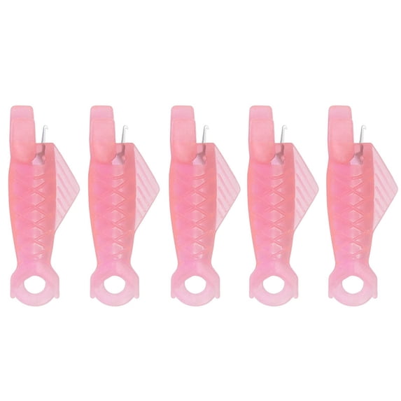 5 Pcs Needle Threaders for Sewing Machine, Quick Self-Threading Tool with Easy Loop Design for Household Sewing, Fish Type Needle Threader, Sewing Accessories