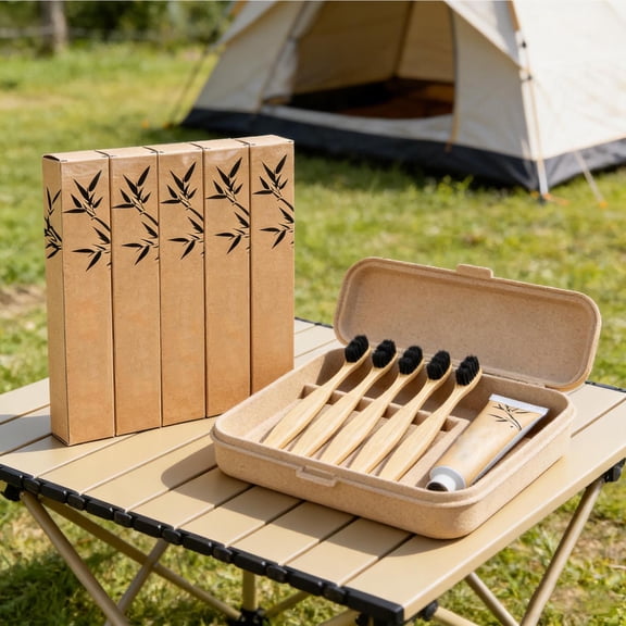 5 Pcs Of High Density Bristle Toothbrush For Cleaning Teeth Interdental Brush Set For Braces Gaps Orthodontic Cleaning Dental Picks