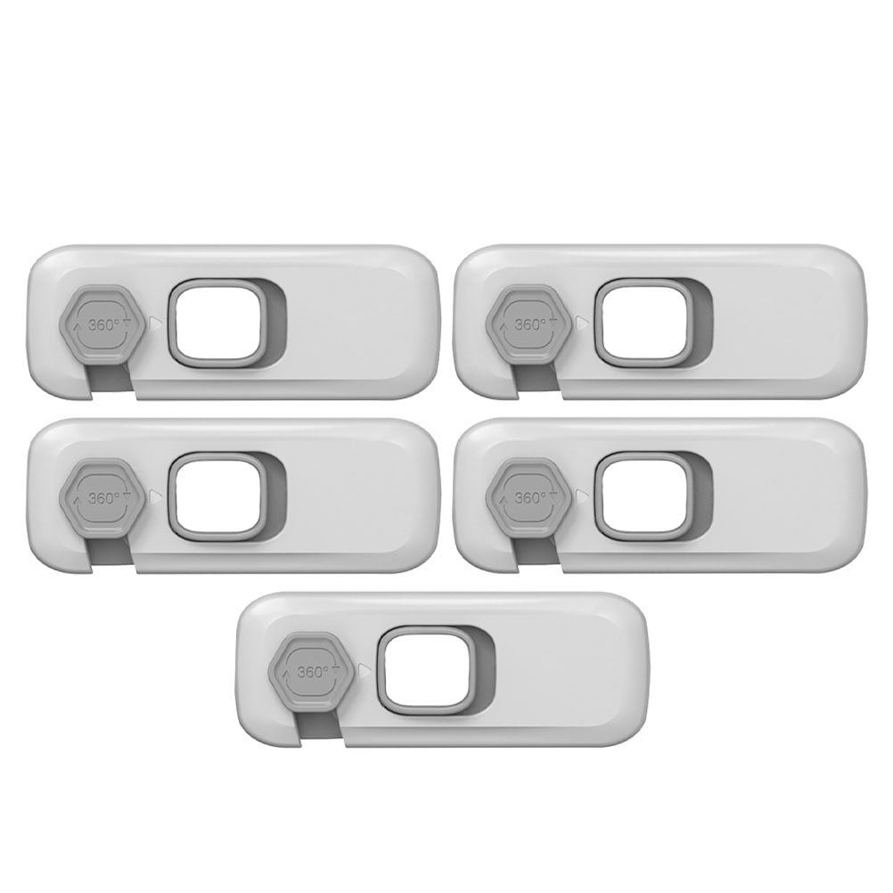 5 Pcs Open The Door Lock Curiosity Child Safety Locks Fridge Window