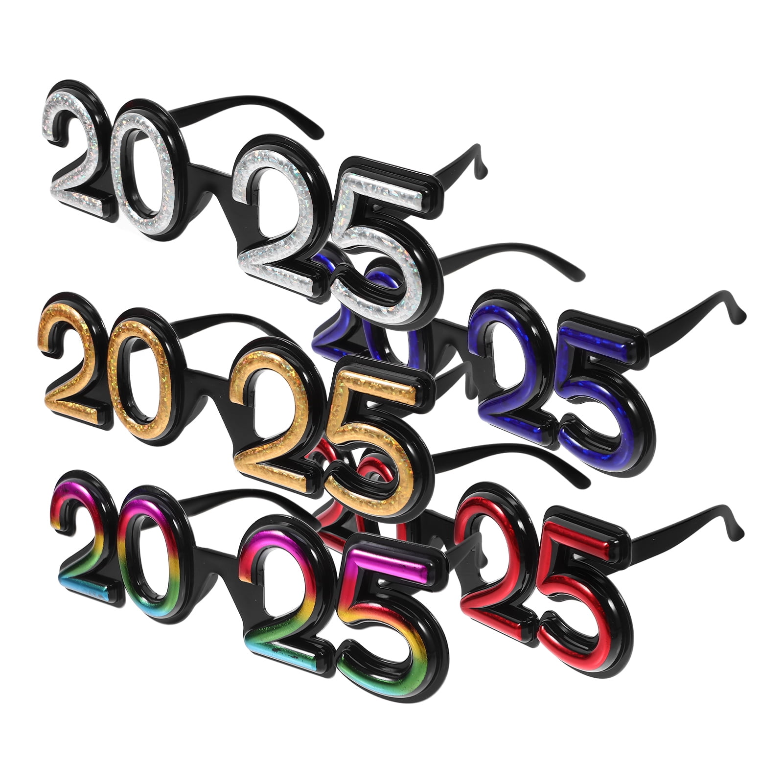5 Pcs Party Glasses 2025 Eyeglasses Eyeglasses Props Class of 2025