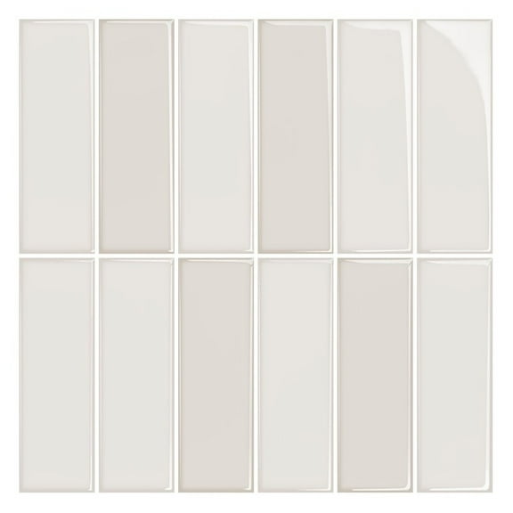 5 Pcs Peel and Stick Backsplash Tiles  10x10 Inch Self Adhesive Subway Tiles for Kitchen and Bathroom Wall  Easy Install DIY  Decor  Cover 3.47 Sq. Ft