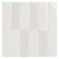 5 Pcs Peel and Stick Backsplash Tiles 10x10 Inch Self Adhesive Subway Tiles for Kitchen and Bathroom Wall Easy Install DIY Decor Cover 3.47 Sq. Ft