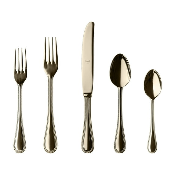 5 Pcs Place Setting PERLA CHAMPAGNE