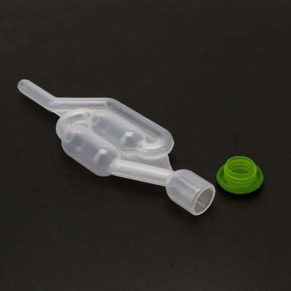 5 Pcs Plastic Fermenting Airlocks Twin Bubble S Types Wine Airlocks For Wine Making Beer Brewing Glass Carboy Fermenter
