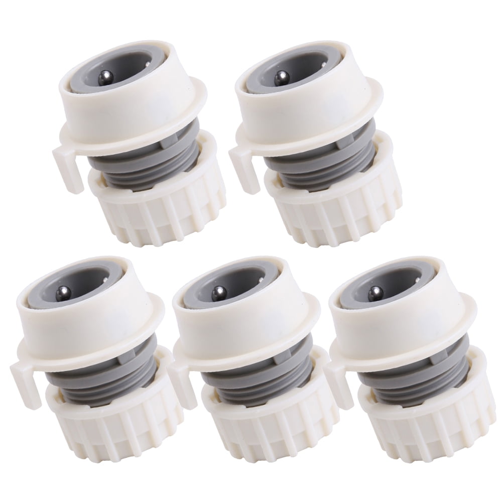 5 Pcs Portable Washer Adapter Washing Machine Faucet Quick Disconnect Water Hose Fittings Pipe