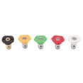 thumbnail image 1 of 5 Pcs Pressure Washer Nozzle Big Fan Shape Power Washer Nozzle Tips Rinse Jet Stream Nozzle Kit, 1 of 21