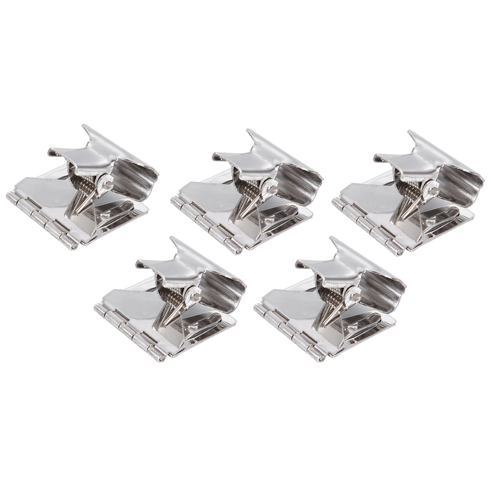 5 Pcs Price Tag Clips Chalkboard Paper Holder Office Silver - Walmart.com