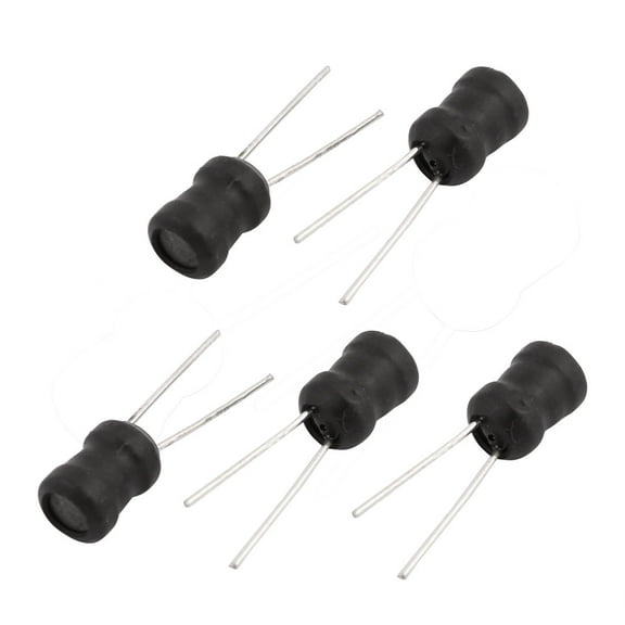 5Pcs Radial Type Inductor Through Hole Mount Electronic 104K 100mH