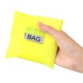 thumbnail image 1 of 5 Pcs Random Color Shopping Bags Creative Machine Washable Korean Fashion Foldable, 1 of 6