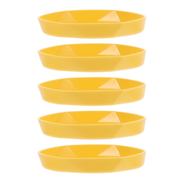 5 Pcs Resin Flower Pot Holder Gardening Flowerpot Base Flower Pot Drainage Plates Balcony Flowerpot Trays