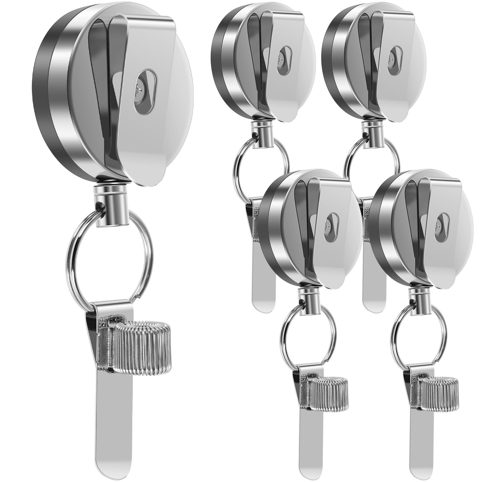 5 Pcs Retractable Pull Pen Pencil Holder, 25.6'' Retractable Pen Holder