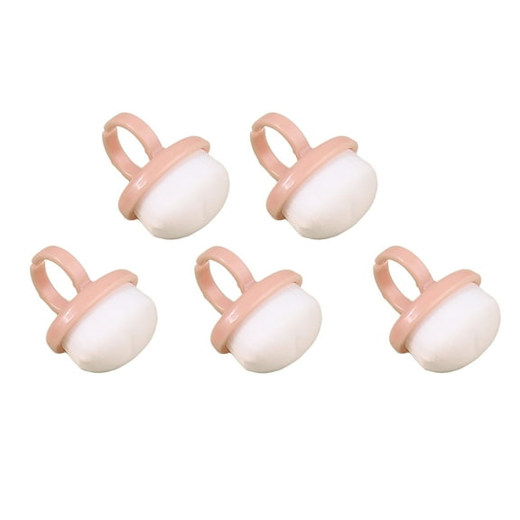 5 Pcs Rings Shaped Nails Brush Nails Art Dusting Brush Nails Rings Dust Brush Dust Collector Brush Acrylic Nails Tool