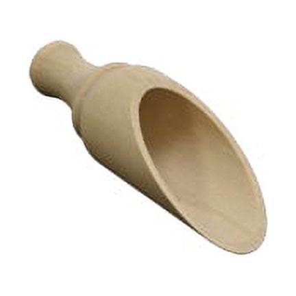 5 Pcs Round Wood Scoops3-1/2" long x 1-1/8" wideThese are also great for bath salts.