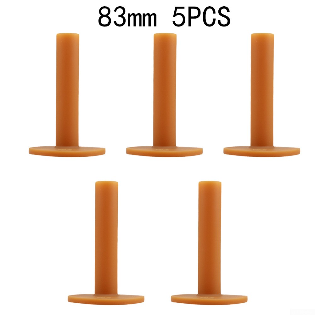 5 Pcs Rubber Golf Tees Holder Tee Range Driving Practice Mat Hitting