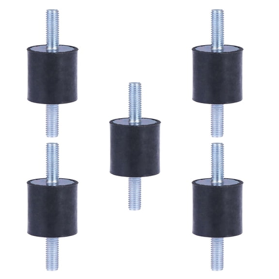 5 Pcs Rubber Shock Absorber Anti-vibration Mounts