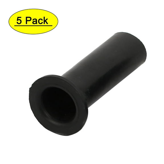5 Pcs Rubber Strain Relief Cord Boot Protector Cable Sleeve Hose 55mm Long