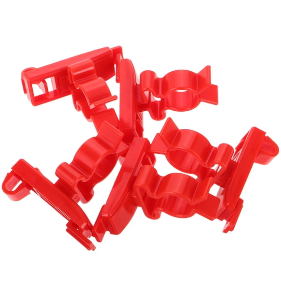 5 Pcs Running Number Plate Hook up Office 5.70X5.40X2.50CM Red